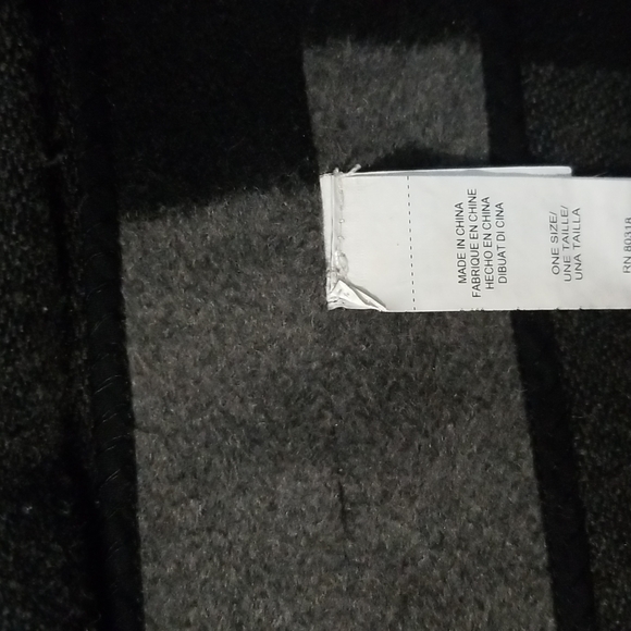 Lucky Brand Boho Striped Blanket Poncho - Picture 8 of 9